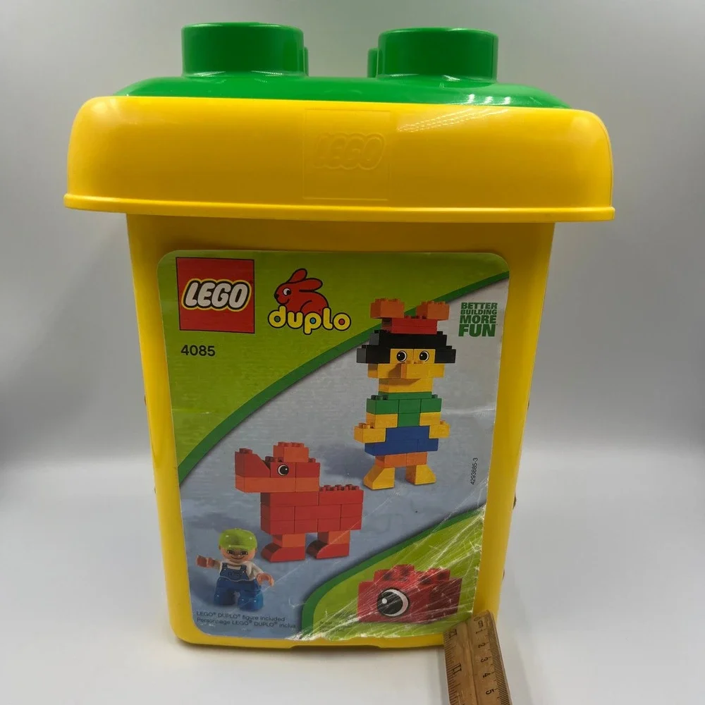 LEGO Duplo 4085 Bucket of Bricks‎ 75+ Pcs Preschool Building Set Storage Tub